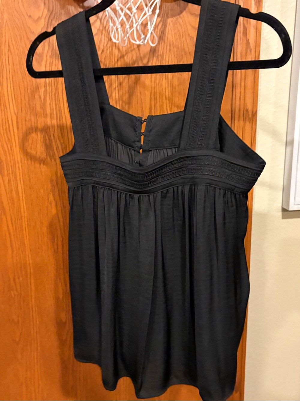 Liverpool Black Sleeveless Square-Neck Mini Dress